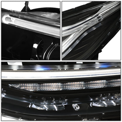 FAROS 16-19 CHEVY CRUZE - 3D - HALO PROJECTOR - LED - H7 LOW BEAM / HIGH BEAM - BLACK HOUSING / CLEAR LENS
