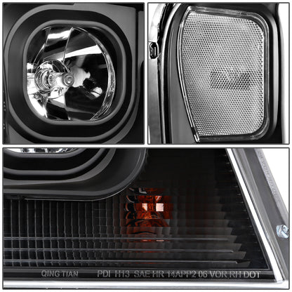 FAROS 04-08 FORD F-150 / 06-08 LINCOLN MARK LT - 3D LED - C-BAR - BLACK HOUSING / CLEAR CORNER - H11 LOW BEAM / H11 HIGH BEAM