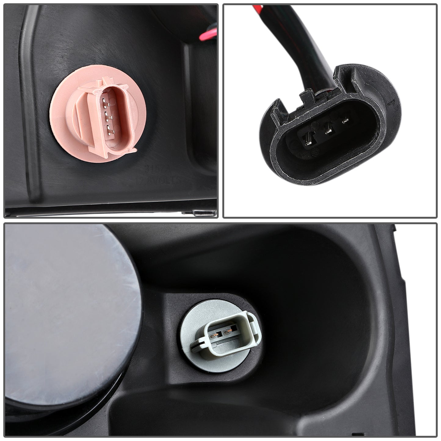 FAROS 04-08 FORD F-150 / 06-08 LINCOLN MARK LT - 3D LED - C-BAR - BLACK HOUSING / CLEAR CORNER - H11 LOW BEAM / H11 HIGH BEAM