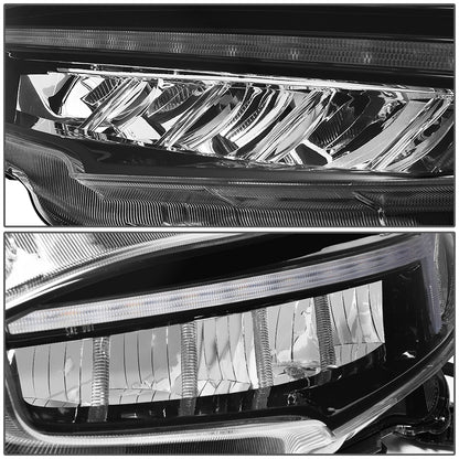 FAROS 16-18 HONDA CIVIC - FITS MODELS WITH HALOGEN HEADLIGHTS ONLY - 3D - LED DRL - SEQUENTIAL TURN SIGNAL - BLACK HOUSING