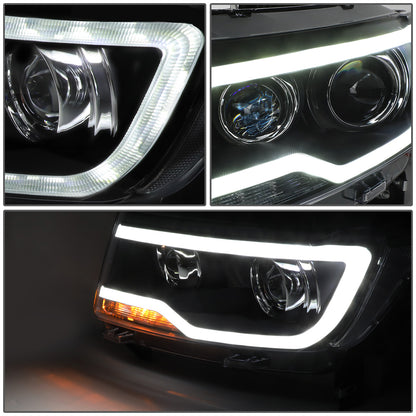 FAROS 11-16 JEEP COMPASS 4-DOOR - W/ DRL - BLACK HOUSING - H7 LOW BEAM / HIGH BEAM