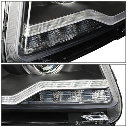 FAROS 11-16 JEEP COMPASS 4-DOOR - W/ DRL - BLACK HOUSING - H7 LOW BEAM / HIGH BEAM