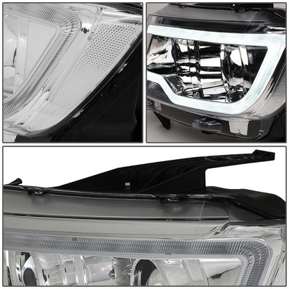 FAROS 11-16 JEEP COMPASS 4-DOOR - W/ DRL - CHROME HOUSING - H7 LOW BEAM / HIGH BEAM