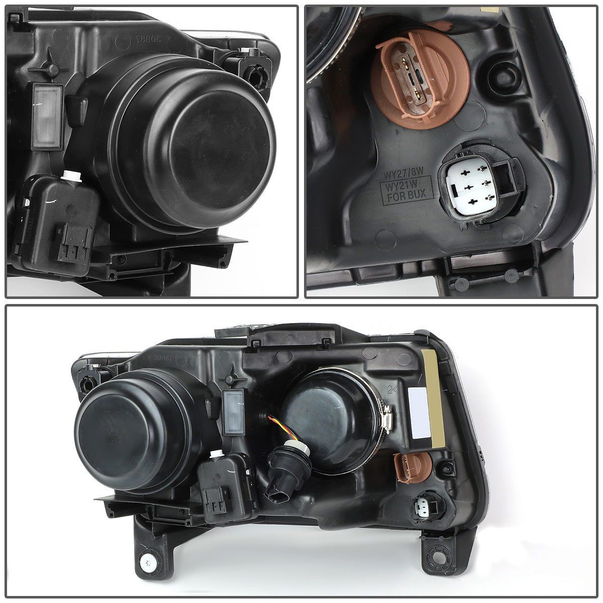 FAROS 11-16 JEEP COMPASS 4-DOOR - W/ DRL - CHROME HOUSING - H7 LOW BEAM / HIGH BEAM