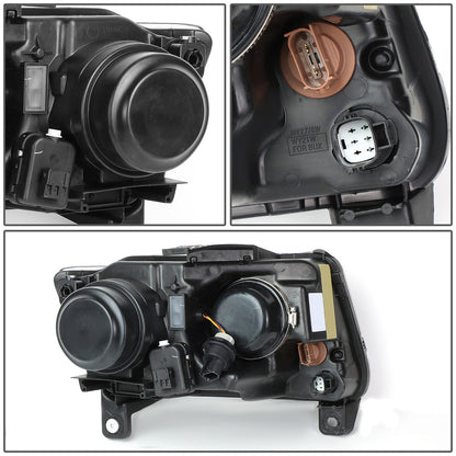 FAROS 11-16 JEEP COMPASS 4-DOOR - W/ DRL - CHROME HOUSING - H7 LOW BEAM / HIGH BEAM
