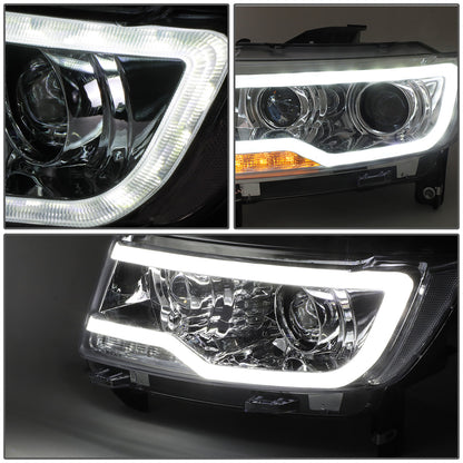 FAROS 11-16 JEEP COMPASS 4-DOOR - W/ DRL - CHROME HOUSING - H7 LOW BEAM / HIGH BEAM