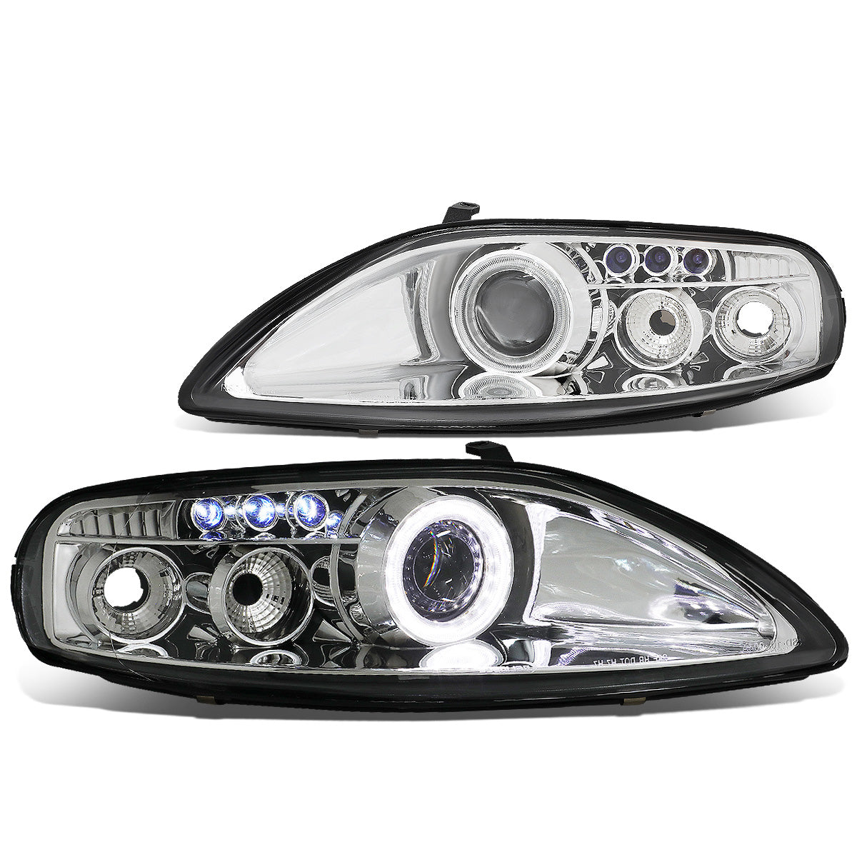 FAROS 92-00 LEXUS SC300 / LEXUS SC400 2-DOOR - LED DRL - HALO PROJECTOR - BLACK HOUSING - 9006 LOW BEAM / 9005 HIGH BEAM