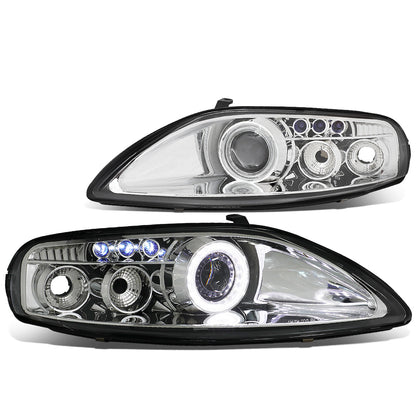 FAROS 92-00 LEXUS SC300 / LEXUS SC400 2-DOOR - LED DRL - HALO PROJECTOR - CHROME HOUSING - 9006 LOW BEAM / 9005 HIGH BEAM