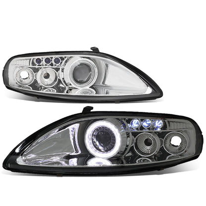 FAROS 92-00 LEXUS SC300 / LEXUS SC400 2-DOOR - LED DRL - HALO PROJECTOR - BLACK HOUSING - 9006 LOW BEAM / 9005 HIGH BEAM