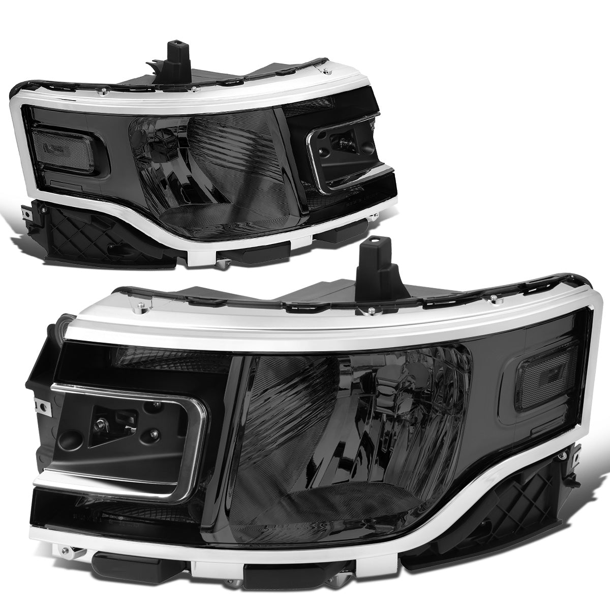 FAROS 13-19 FORD FLEX - FITS MODELS W/ HALOGEN HEADLIGHTS ONLY - SMOKE HOUSING / CLEAR CORNER - H13 HIGH / LOW BEAM
