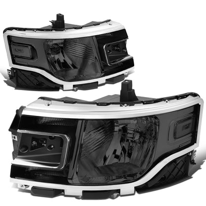 FAROS 13-19 FORD FLEX - FITS MODELS W/ HALOGEN HEADLIGHTS ONLY - SMOKE HOUSING / CLEAR CORNER - H13 HIGH / LOW BEAM
