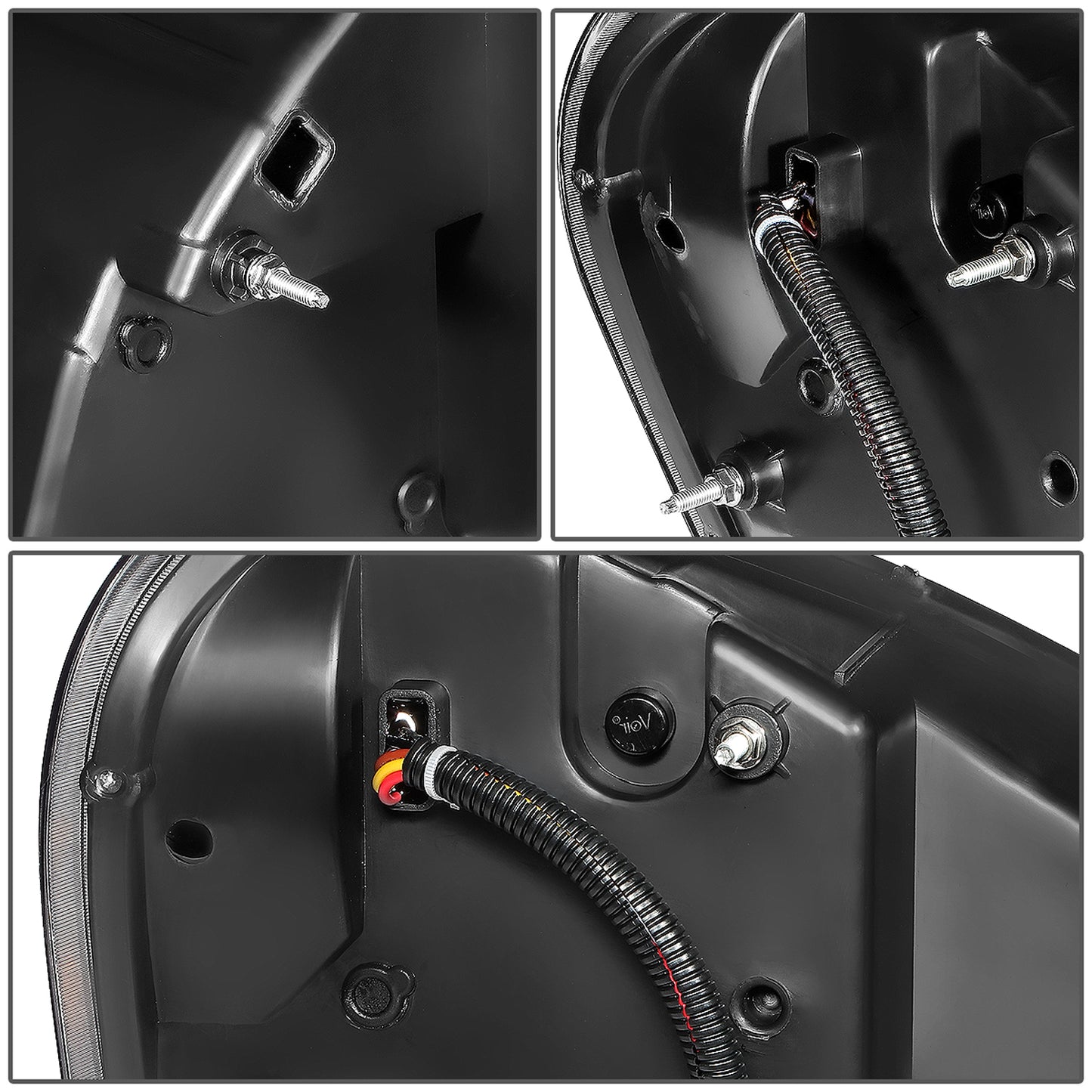 FAROS 08-17 FREIGHTLINER CASCADIA - CHROME HOUSING - LED - PROJECTOR HIGH / LOW