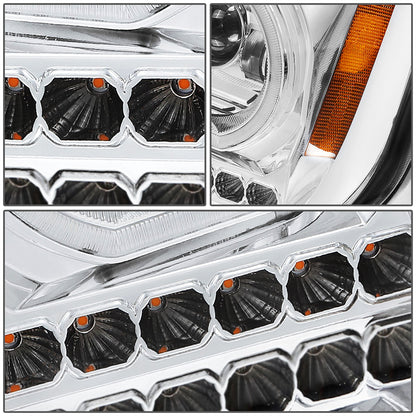 FAROS 08-17 FREIGHTLINER CASCADIA - CHROME HOUSING - LED - PROJECTOR HIGH / LOW