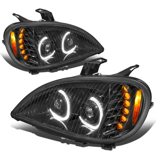 FAROS 04 FREIGHTLINER COLUMBIA (BUILT AFTER 4/04 PRODUCTION DATE) / 05-17 FREIGHTLINER COLUMBIA - LED - PROJECTOR - BLACK HOUSING