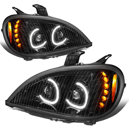 FAROS 04 FREIGHTLINER COLUMBIA (BUILT AFTER 4/04 PRODUCTION DATE) / 05-17 FREIGHTLINER COLUMBIA - LED - PROJECTOR - BLACK HOUSING