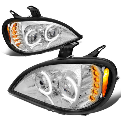 FAROS 04 FREIGHTLINER COLUMBIA (BUILT AFTER 4/04 PRODUCTION DATE) / 05-17 FREIGHTLINER COLUMBIA - LED - PROJECTOR - CHROME HOUSING