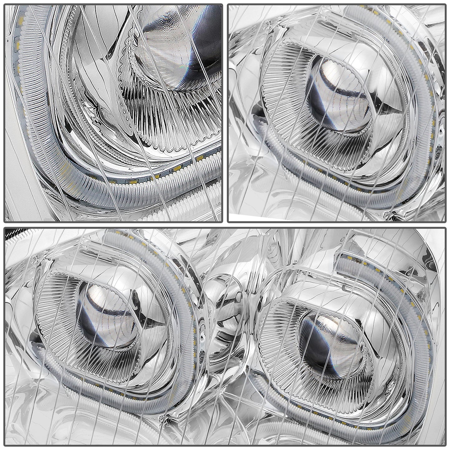 FAROS 04 FREIGHTLINER COLUMBIA (BUILT AFTER 4/04 PRODUCTION DATE) / 05-17 FREIGHTLINER COLUMBIA - LED - PROJECTOR - CHROME HOUSING