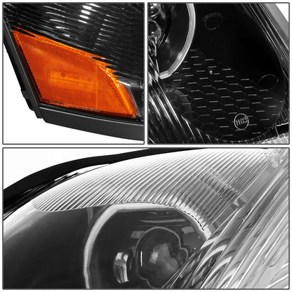 FAROS 04-18 VOLVO VN VNL 300 , 400 , 430 , 630 , 740 , 760 , 860 - LED - PROJECTOR - BLACK HOUSING - FULL LED LIGHTING