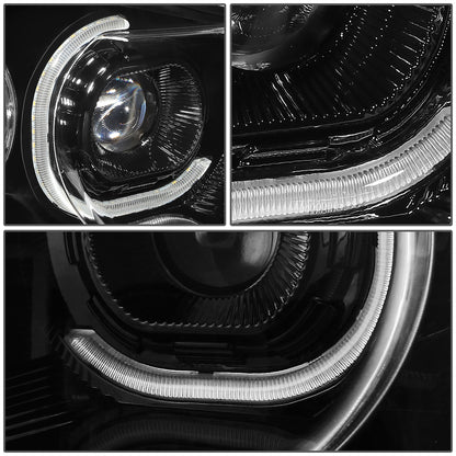 FAROS 08-19 KENWORTH T170 / 08-19 KENWORTH T270 / 16-19 KENWORTH T300 / 08-19 KENWORTH T370 / 08-18 KENWORTH T660 / 11-15 KENWORTH T700 - LED - PROJECTOR - BLACK HOUSING - FULL LED LIGHTING