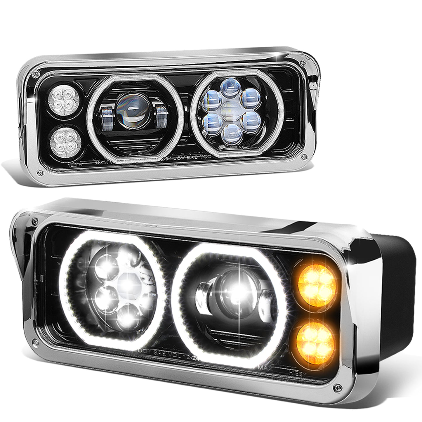 FAROS 01-11 FREIGHTLINER CLASSIC / 01-09 FREIGHTLINER CLASSIC XL / 03-12 FREIGHTLINER FLD120SD / 86-07 KENWORTH T600A / 87-19 KENWORTH T800 / 81-19 KENWORTH W900 / 86-08 PETERBILT 357 / 08-19 PETERBILT 365 / 88-07 PETERBILT 378 / 85-07 PETERBILT 379 /