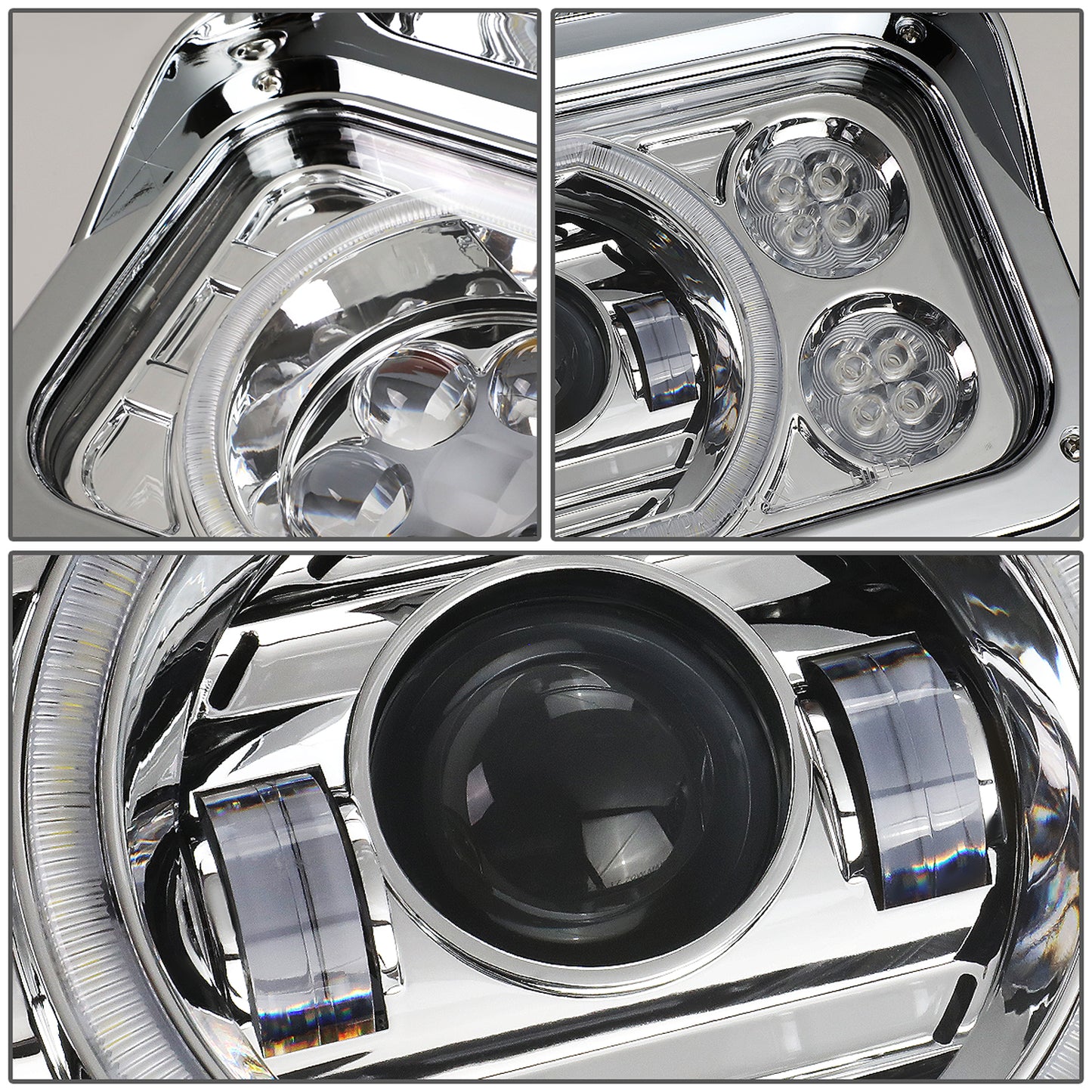 FAROS 01-11 FREIGHTLINER CLASSIC / 01-09 FREIGHTLINER CLASSIC XL / 03-12 FREIGHTLINER FLD120SD / 86-07 KENWORTH T600A / 87-19 KENWORTH T800 / 81-19 KENWORTH W900 / 86-08 PETERBILT 357 / 08-19 PETERBILT 365 / 88-07 PETERBILT 378 / 85-07 PETERBILT 379 /
