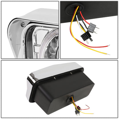 FAROS 01-11 FREIGHTLINER CLASSIC / 01-09 FREIGHTLINER CLASSIC XL / 03-12 FREIGHTLINER FLD120SD / 86-07 KENWORTH T600A / 87-19 KENWORTH T800 / 81-19 KENWORTH W900 / 86-08 PETERBILT 357 / 08-19 PETERBILT 365 / 88-07 PETERBILT 378 / 85-07 PETERBILT 379 /