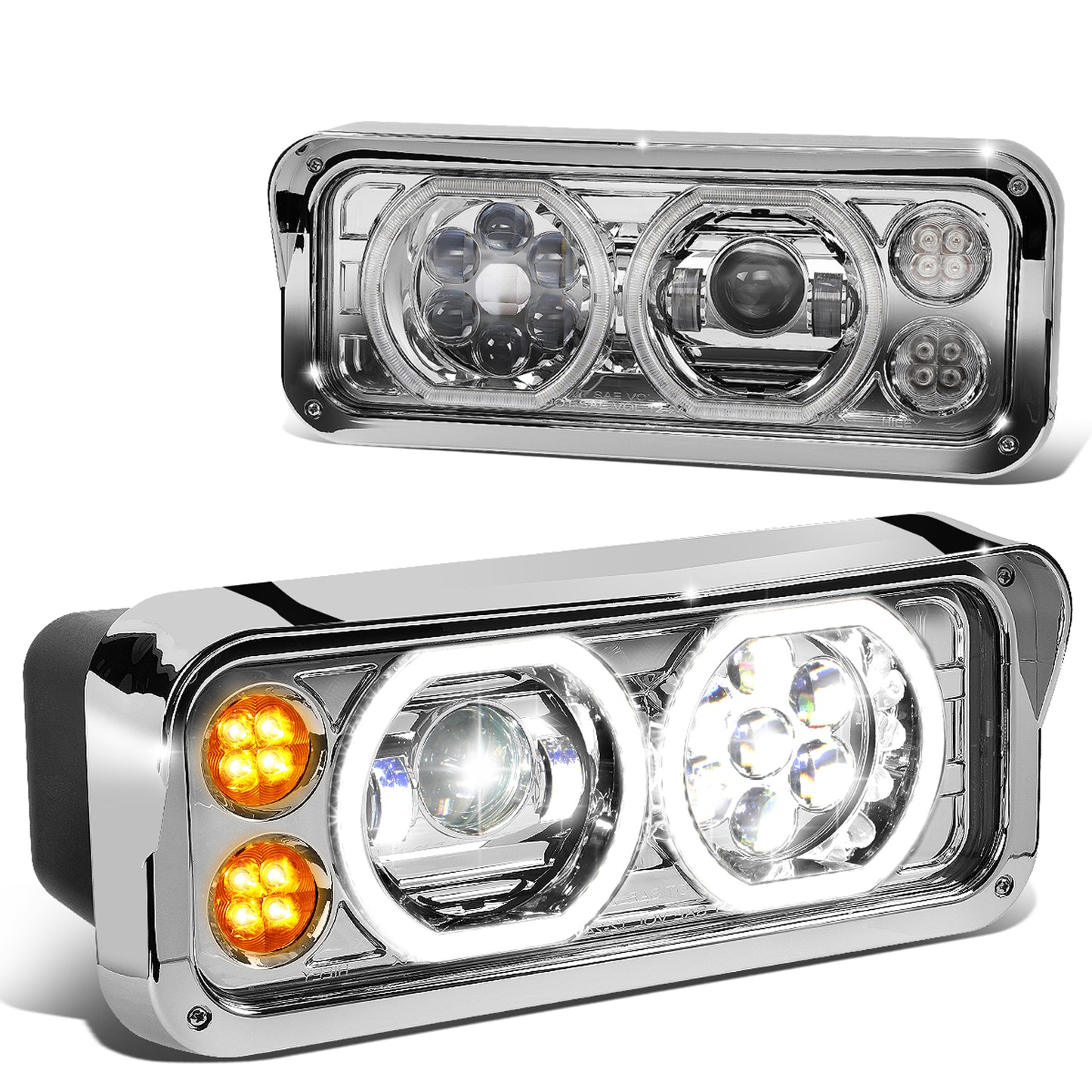 FAROS 01-11 FREIGHTLINER CLASSIC / 01-09 FREIGHTLINER CLASSIC XL / 03-12 FREIGHTLINER FLD120SD / 86-07 KENWORTH T600A / 87-19 KENWORTH T800 / 81-19 KENWORTH W900 / 86-08 PETERBILT 357 / 08-19 PETERBILT 365 / 88-07 PETERBILT 378 / 85-07 PETERBILT 379 /
