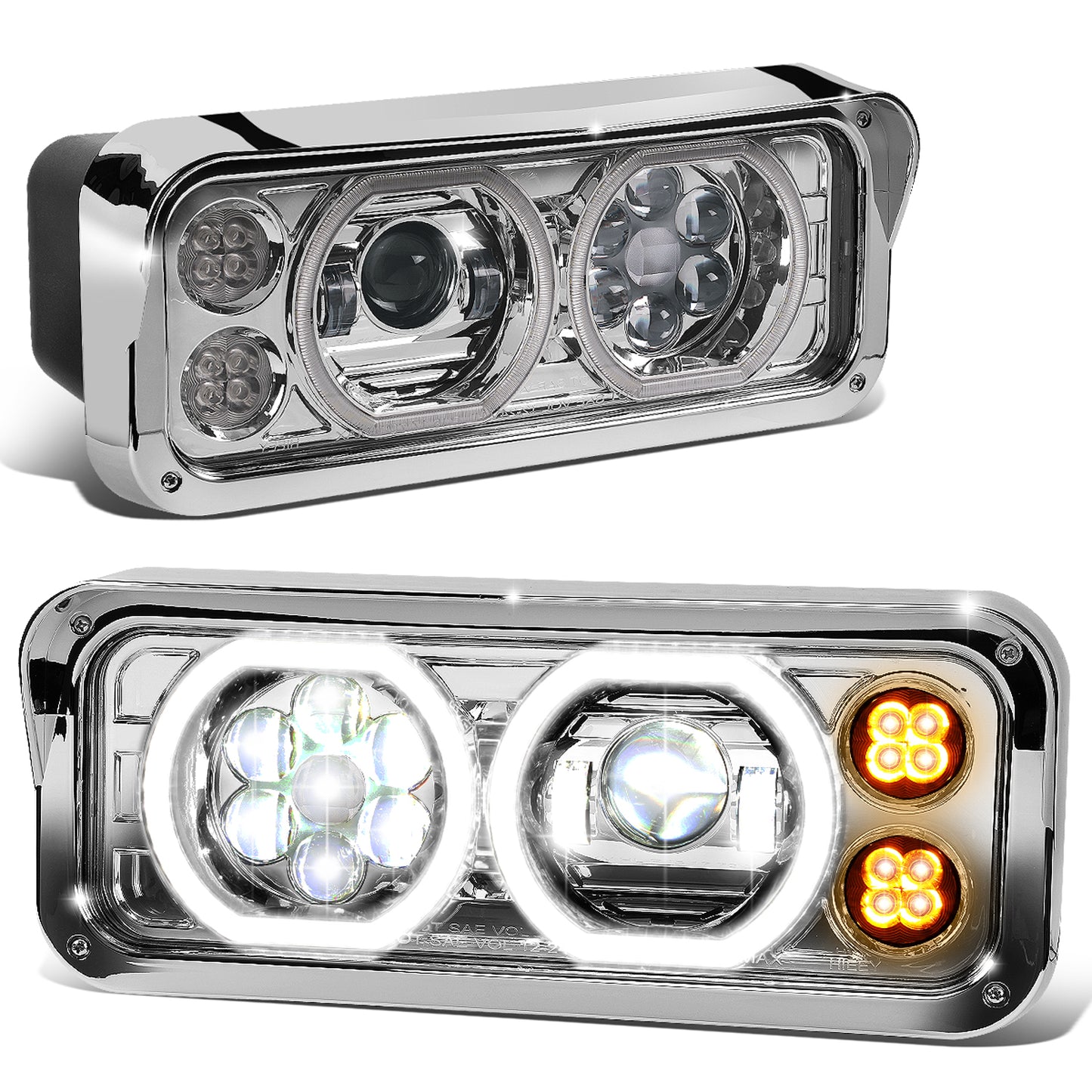 FAROS 01-11 FREIGHTLINER CLASSIC / 01-09 FREIGHTLINER CLASSIC XL / 03-12 FREIGHTLINER FLD120SD / 86-07 KENWORTH T600A / 87-19 KENWORTH T800 / 81-19 KENWORTH W900 / 86-08 PETERBILT 357 / 08-19 PETERBILT 365 / 88-07 PETERBILT 378 / 85-07 PETERBILT 379 /