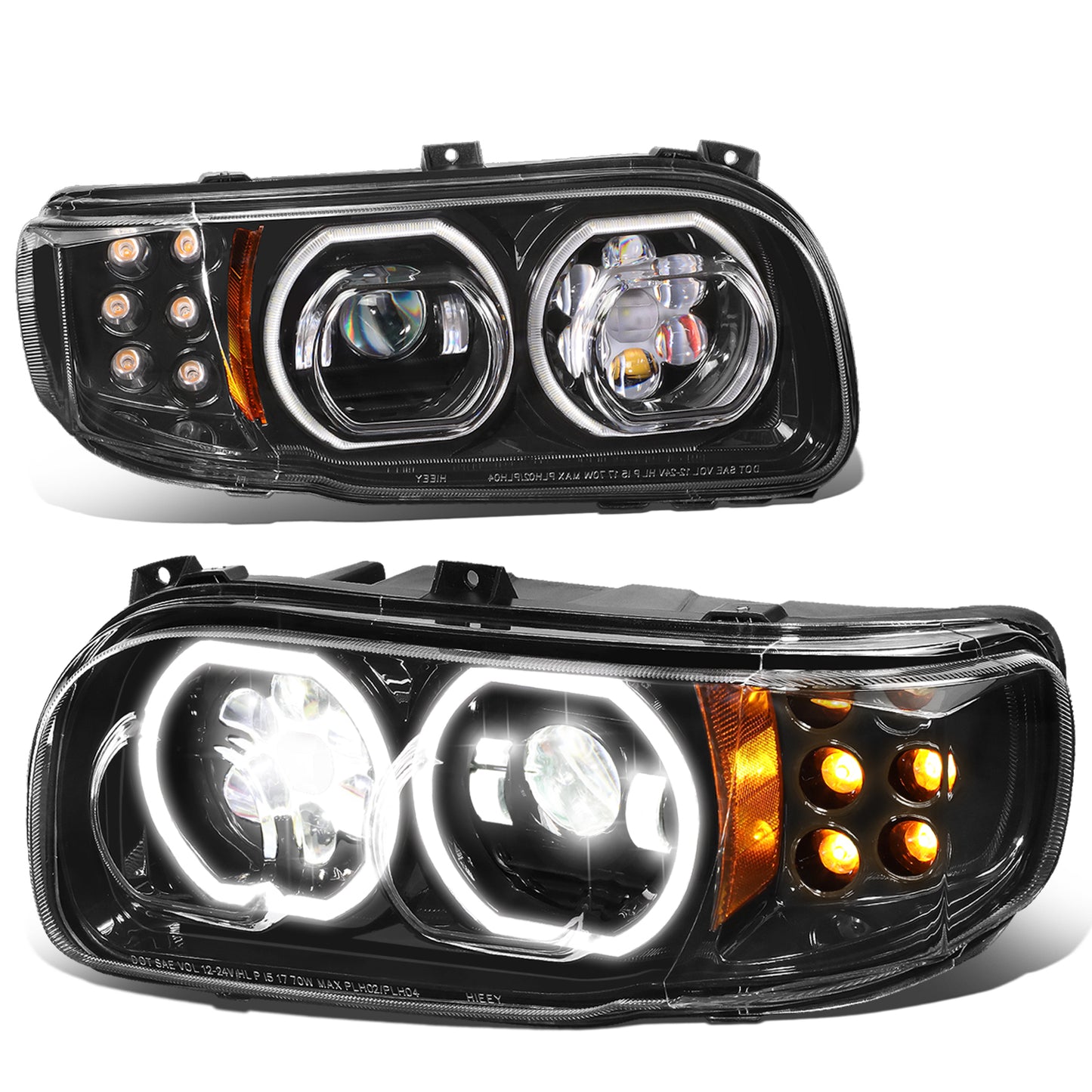 FAROS 08-15 PETERBILT 388 / 08-21 389 / 14-21 567 - BLACK