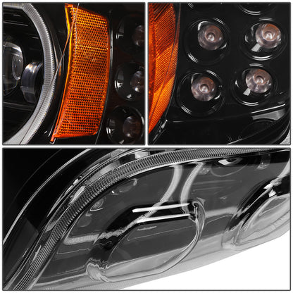 FAROS 08-15 PETERBILT 388 / 08-21 389 / 14-21 567 - BLACK