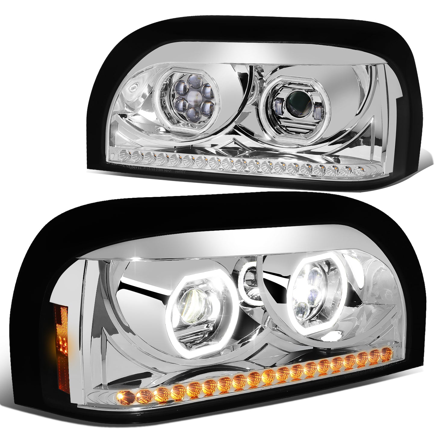 FAROS 96-10 FREIGHTLINER CENTURY PROJECTOR HEADLIGHT - CLEAR
