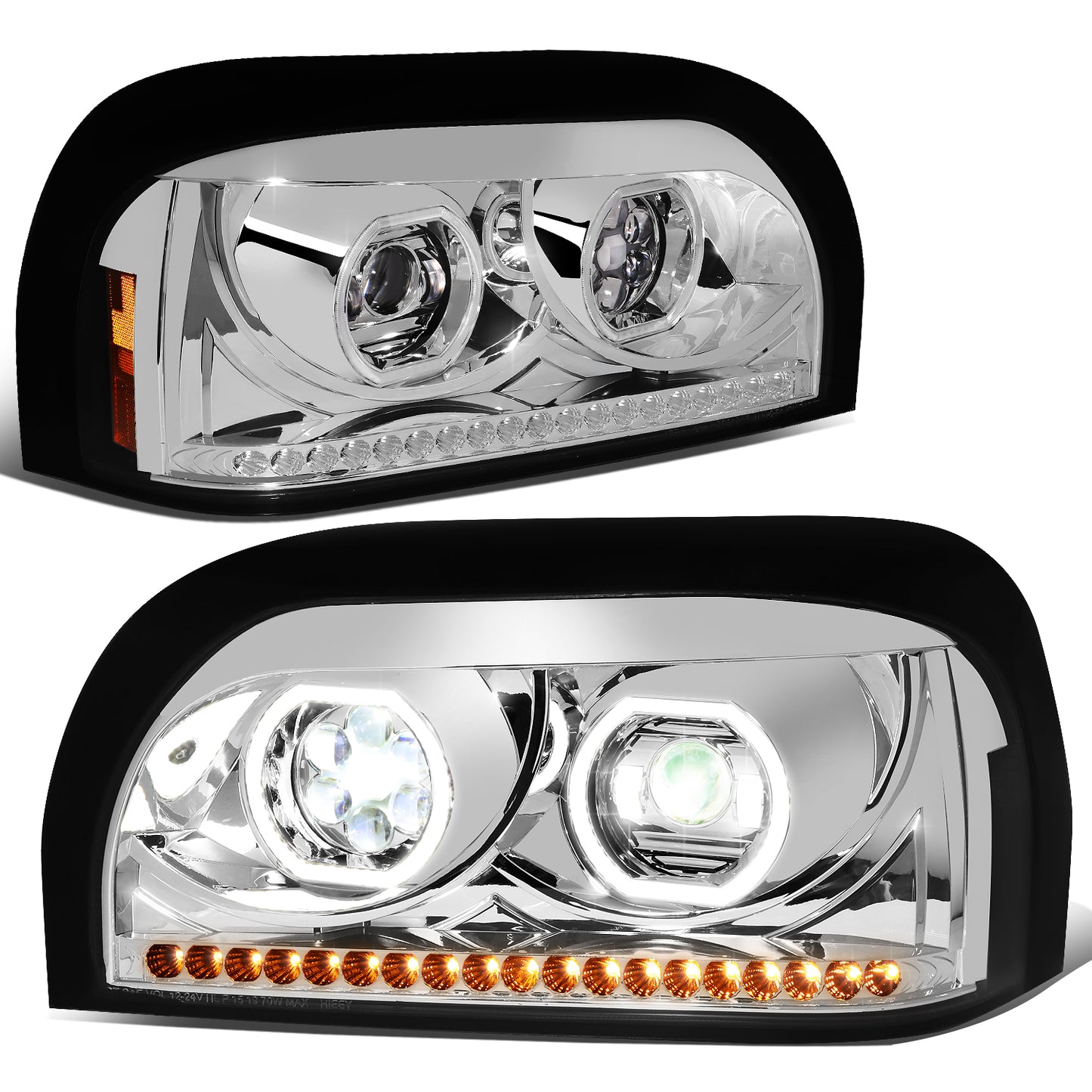 FAROS 96-10 FREIGHTLINER CENTURY PROJECTOR HEADLIGHT - CLEAR
