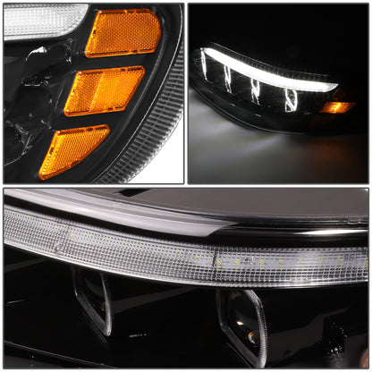 FAROS 05-16 PETERBILT 386 / 08-19 325 / 05-10 335 / 10-20 337 / 07-10 340 / 10-20 348 / 07-18 382 / 07-14 384 / 99-11 387 - LED - BLACK