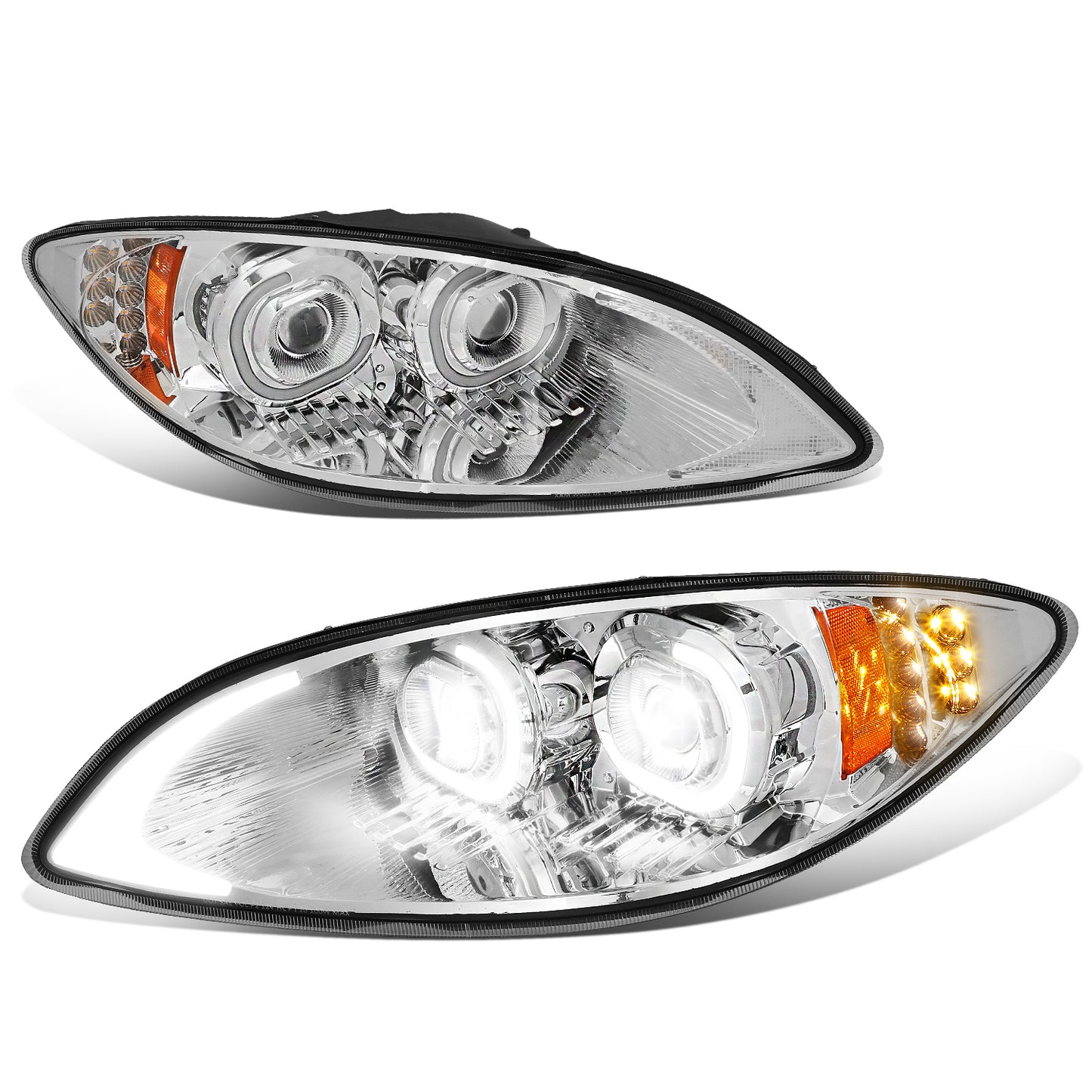 FAROS 09-18 INTERNATIONAL HARVESTER PROSTAR - FULL LED CONVERSION - CHROME