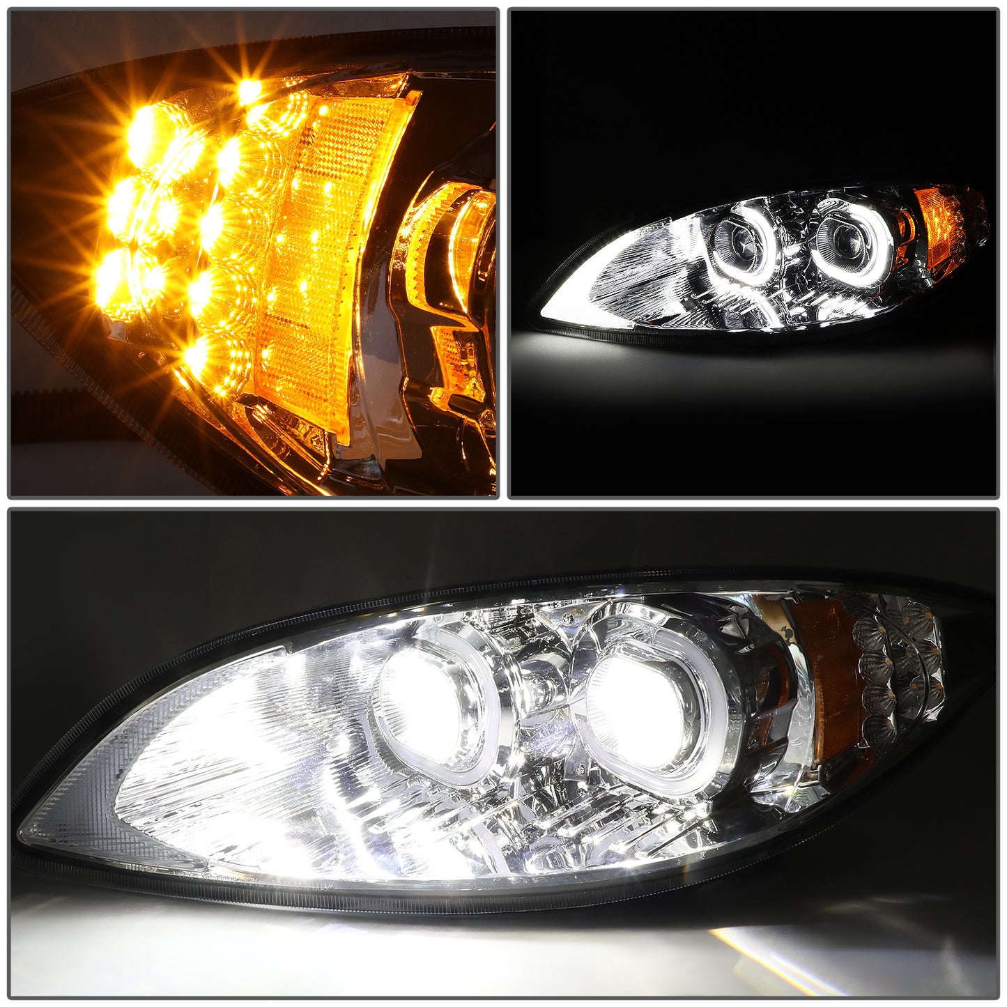 FAROS 09-18 INTERNATIONAL HARVESTER PROSTAR - FULL LED CONVERSION - CHROME