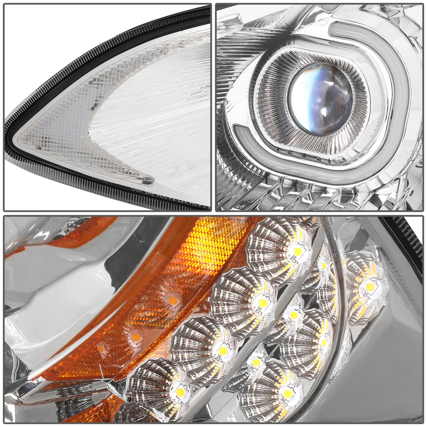 FAROS 09-18 INTERNATIONAL HARVESTER PROSTAR - FULL LED CONVERSION - CHROME