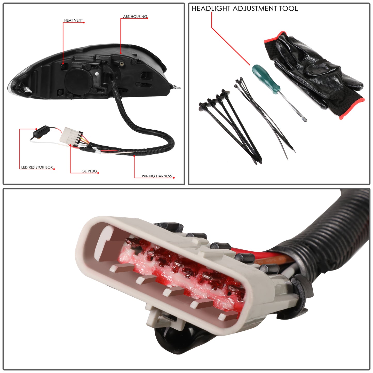 FAROS 09-18 INTERNATIONAL HARVESTER PROSTAR - FULL LED CONVERSION - CHROME