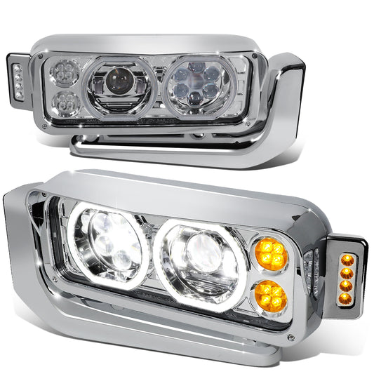 FAROS 81-88 PETERBILT 359 / 87-07 379 / 08-21 389 - LED - CLEAR