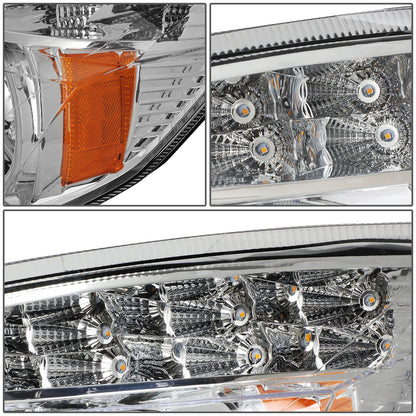FAROS 18-20 FREIGHTLINER CASCADIA - FITS NEW BODY STYLE ONLY - HALO LED DRL - BLACK HOUSING