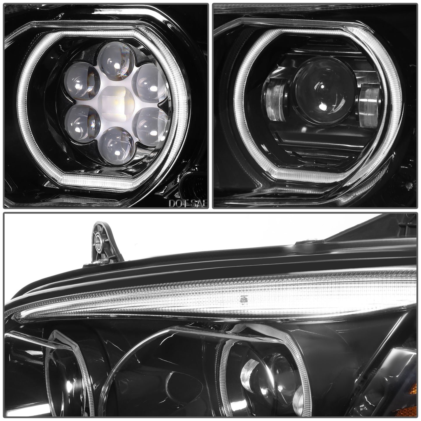 FAROS 08-19 KENWORTH T170 / 08-19 KENWORTH T270 / 16-19 KENWORTH T300 / 08-19 KENWORTH T370 / 08-18 KENWORTH T660 / 11-15 KENWORTH T700 - BLACK