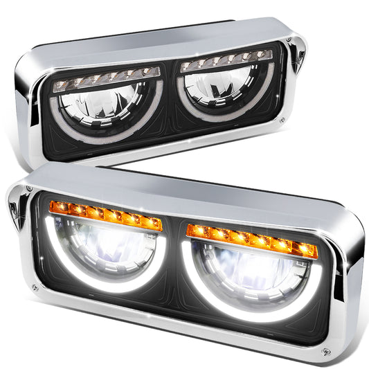 FAROS FREIGHTLINER CLASSIC 01-11 / FREIGHTLINER CLASSIC XL 01-09 / FREIGHTLINER FLD120SD 03-12 / KENWORTH T600A 86-07 / KENWORTH T800 87-19 / KENWORTH W900 81-19 / PETERBILT 357 86-08 / PETERBILT 365 08-19 / PETERBILT 378 88-07 / PETERBILT 379 85-07 /