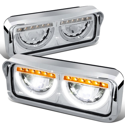 FAROS FREIGHTLINER CLASSIC 01-11 / FREIGHTLINER CLASSIC XL 01-09 / FREIGHTLINER FLD120SD 03-12 / KENWORTH T600A 86-07 / KENWORTH T800 87-19 / KENWORTH W900 81-19 / PETERBILT 357 86-08 / PETERBILT 365 08-19 / PETERBILT 378 88-07 / PETERBILT 379 85-07 /