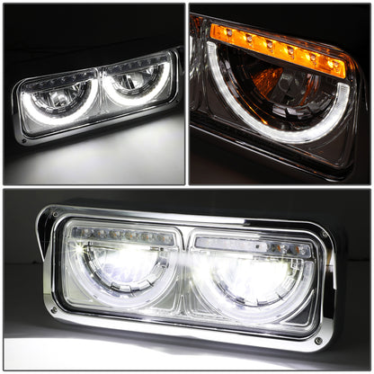 FAROS FREIGHTLINER CLASSIC 01-11 / FREIGHTLINER CLASSIC XL 01-09 / FREIGHTLINER FLD120SD 03-12 / KENWORTH T600A 86-07 / KENWORTH T800 87-19 / KENWORTH W900 81-19 / PETERBILT 357 86-08 / PETERBILT 365 08-19 / PETERBILT 378 88-07 / PETERBILT 379 85-07 /