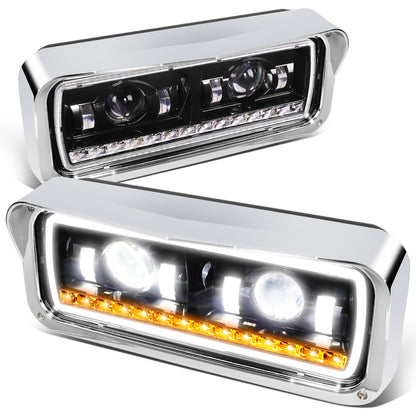 FAROS FREIGHTLINER CLASSIC 01-11 / FREIGHTLINER CLASSIC XL 01-09 / FREIGHTLINER FLD120SD 03-12 / KENWORTH T600A 86-07 / KENWORTH T800 87-19 / KENWORTH W900 81-19 / PETERBILT 357 86-08 / PETERBILT 365 08-19 / PETERBILT 378 88-07 / PETERBILT 379 85-07 /