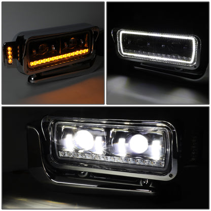 FAROS 81-88 PETERBILT 359 / 87-07 PETERBILT 379 / 08-21 PETERBILT 389 - BLACK