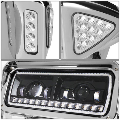 FAROS 81-88 PETERBILT 359 / 87-07 PETERBILT 379 / 08-21 PETERBILT 389 - BLACK