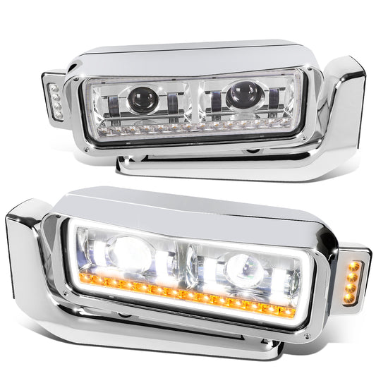 FAROS 81-88 PETERBILT 359 / 87-07 PETERBILT 379 / 08-21 PETERBILT 389 - CHROME