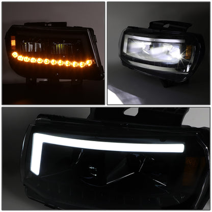 FAROS 14-15 CHEVROLET CAMARO - FITS MODELS WITH HALOGEN HEADLIGHTS ONLY - FULL LED - BLACK