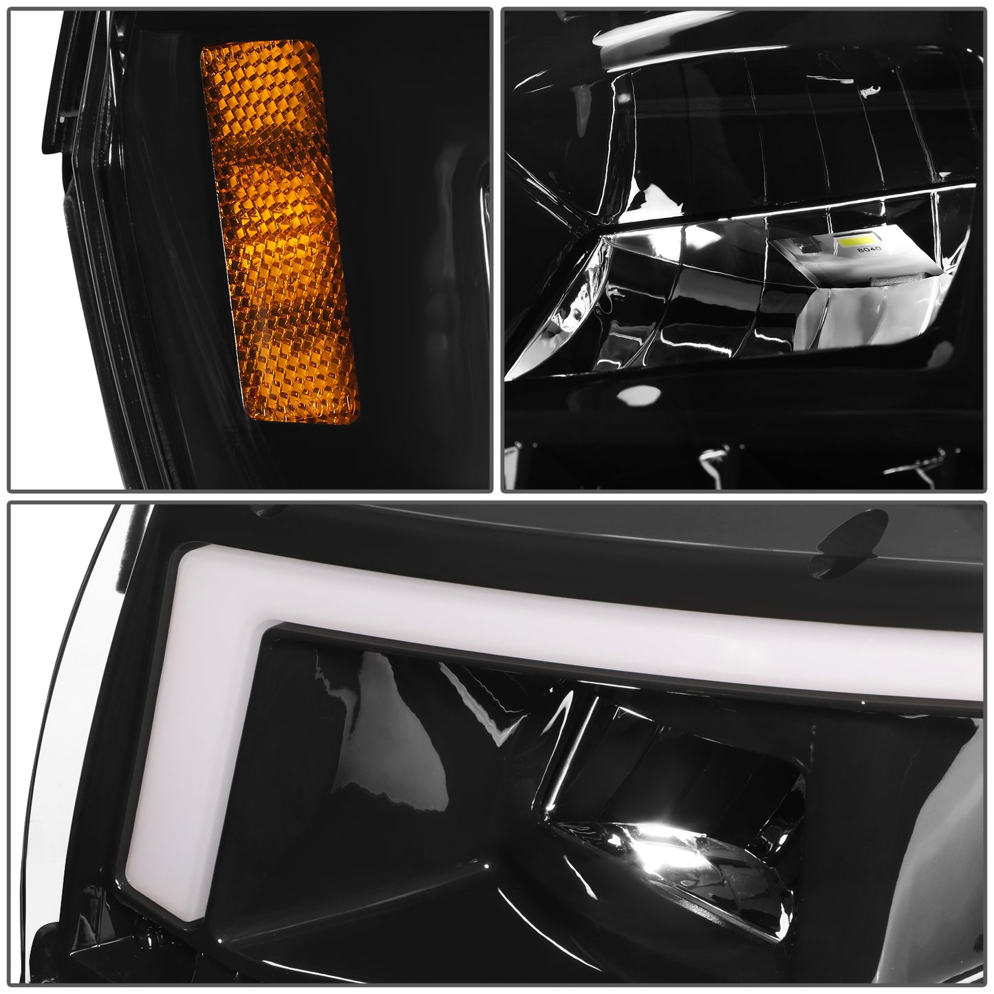 FAROS 14-15 CHEVROLET CAMARO - FITS MODELS WITH HALOGEN HEADLIGHTS ONLY - FULL LED - BLACK