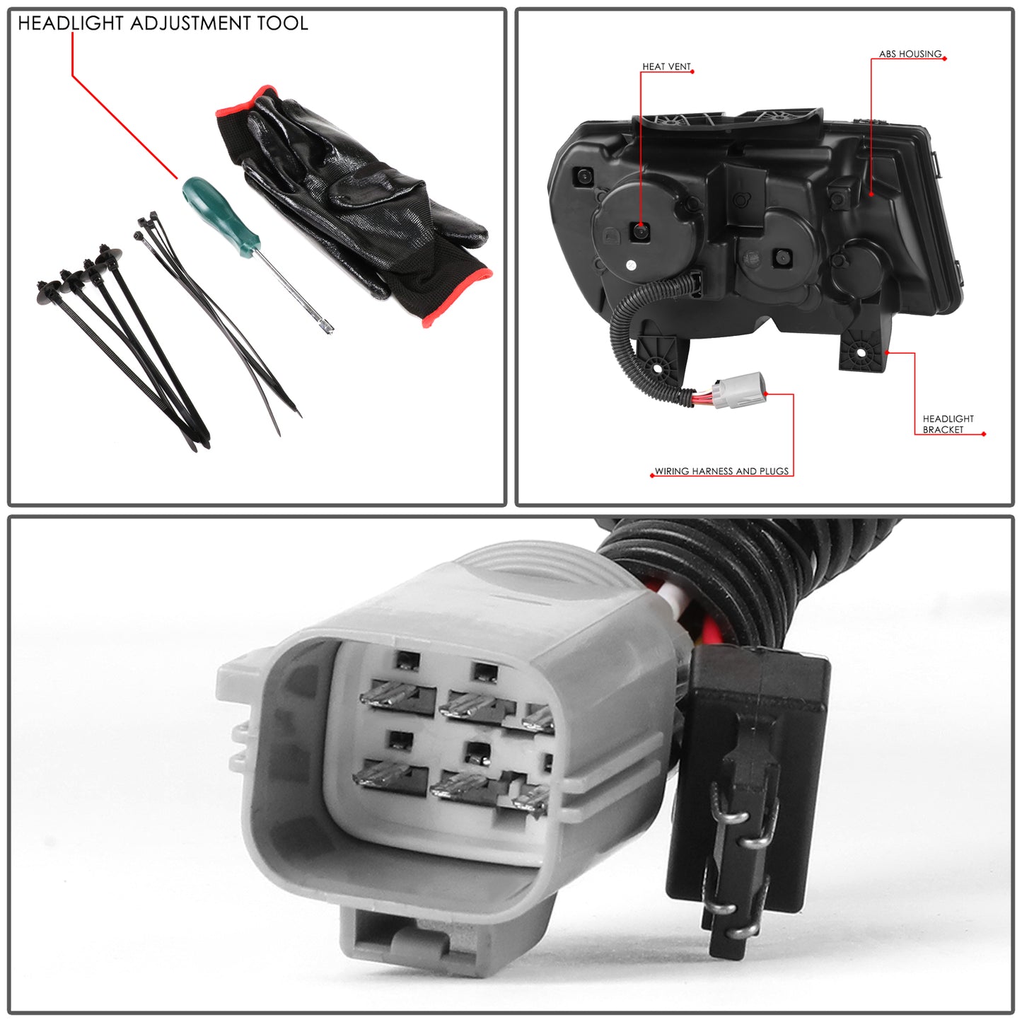 FAROS 14-15 CHEVROLET CAMARO - FITS MODELS WITH HALOGEN HEADLIGHTS ONLY - FULL LED - BLACK